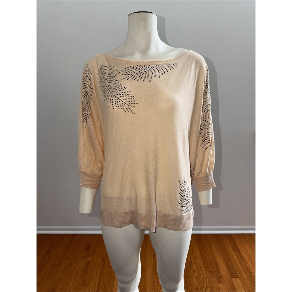 Belldini Sweater Marzipan Sequins NWT 3XL Silk Blend